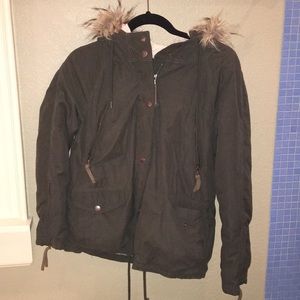 Faux Fur Utility Jacket